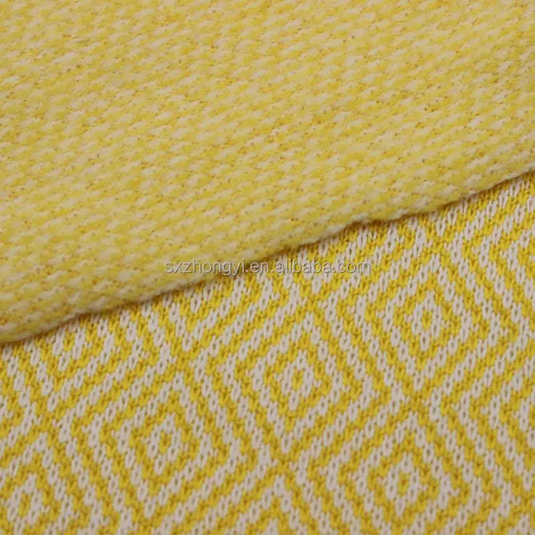 Coarse Needle Jacquard Knit Fabric for Garment Hometextile Blanket