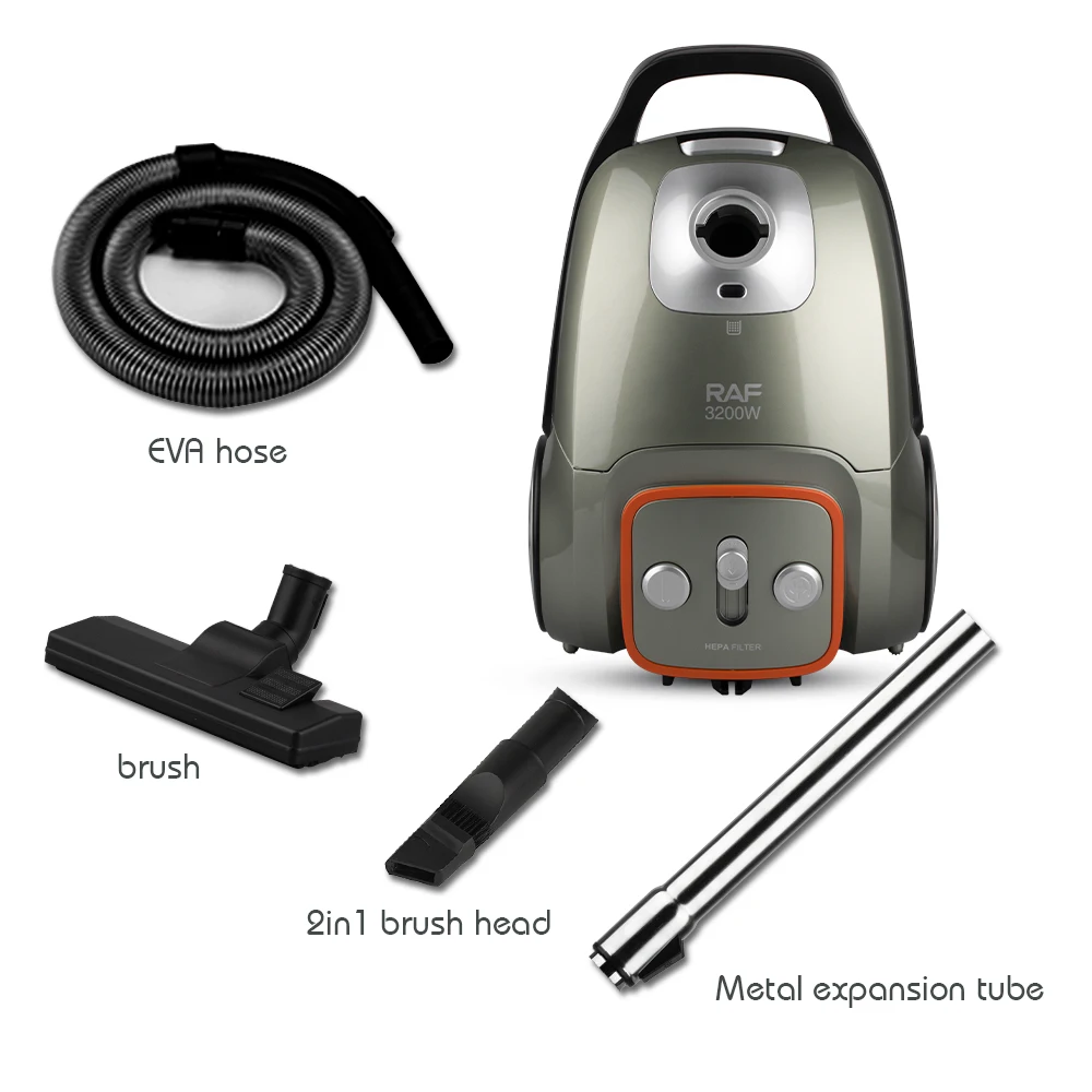 High Quality Easy Operating Home Office Electric Portable 1600W 3L Vacuum Cleaner Reusable Bag