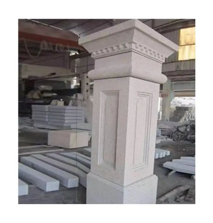 Roman Column Corithian Design Custom Gate Pillar Tiles square Gate Pillar Design