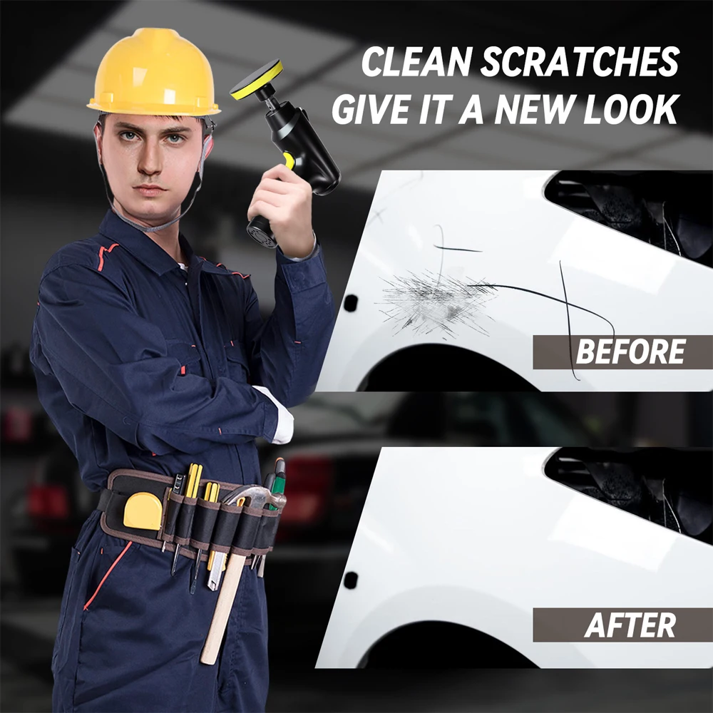 4000mah Rechargeable Battery Portable Car Polisher Cordless Car Buffer Polisher Kit for Car Detailing and Waxing - view 6