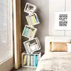 Bibliothèque flottante blanche à cinq niveaux