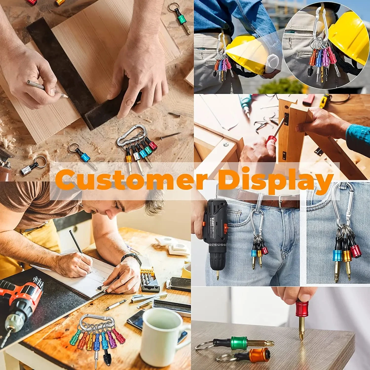 Durable Hex Shank Extension Bar Drill Adaptor Screwdriver Bits Holder