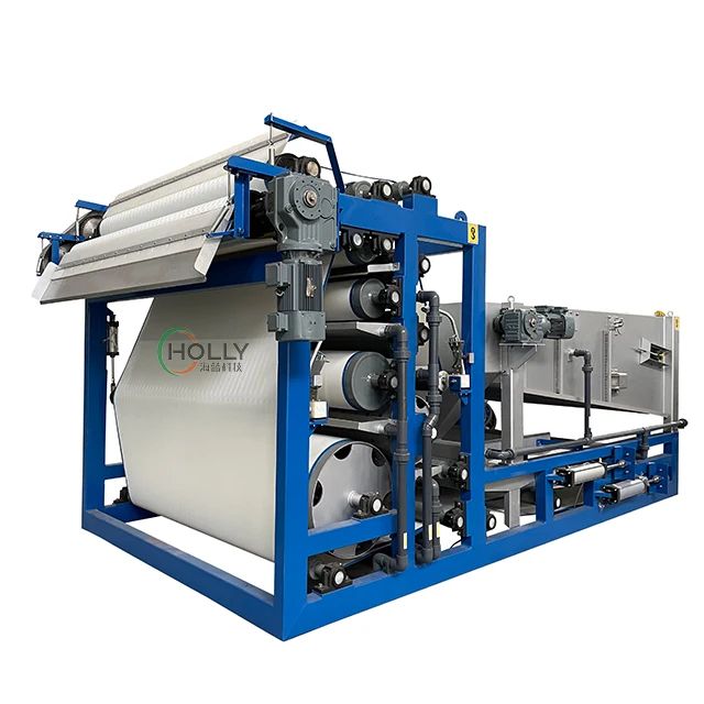 Belt Filter Press for Sludge Dewatering Machine and Sludge Thickening