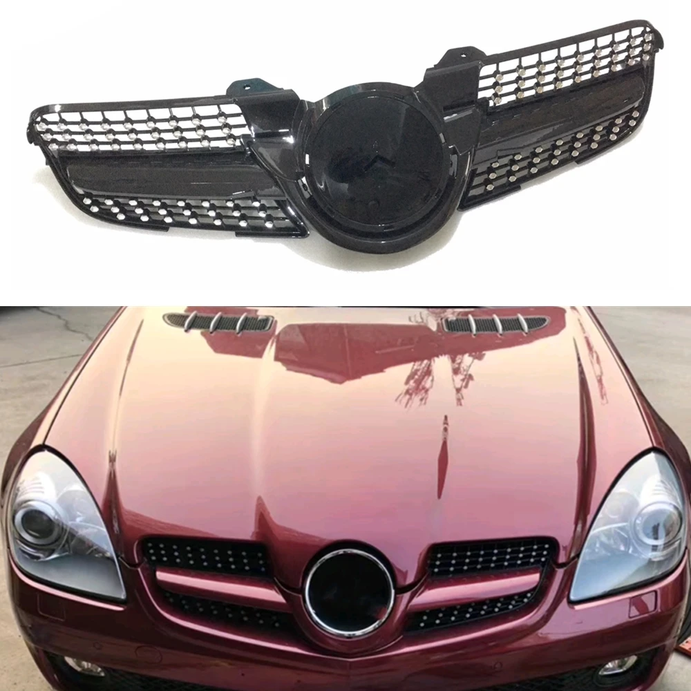 For Mercedes Benz SLK R171 SLK200 300 350 SLK55 1PC Front Grille