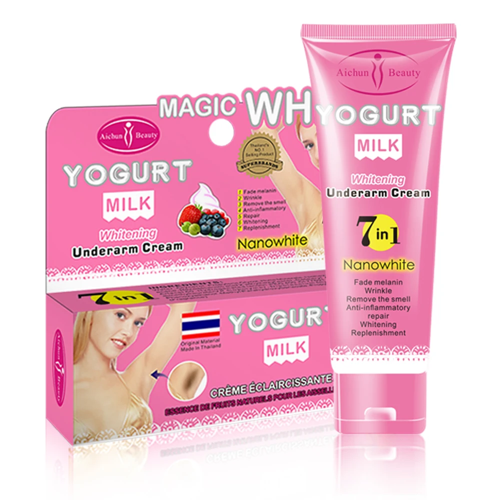 OEM Private Label Milk Armpit Skin Fade Dark Spot Underarm and Body Whitening Underarm Cream