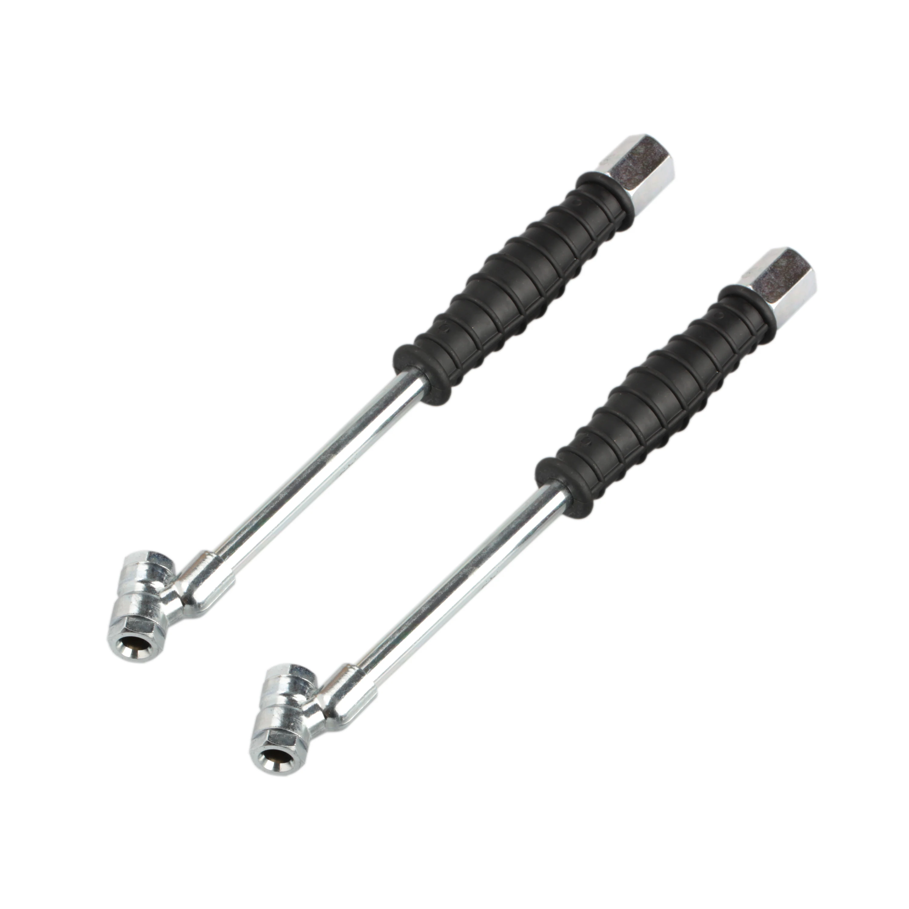 2PACK, Close NAWTOR 2 Pack Open Flow Straight Lock-On Air Chuck with Clip for Tire Inflator 