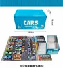 Caja de hierro contenedor azul - 24 coches de aleación con mapa.