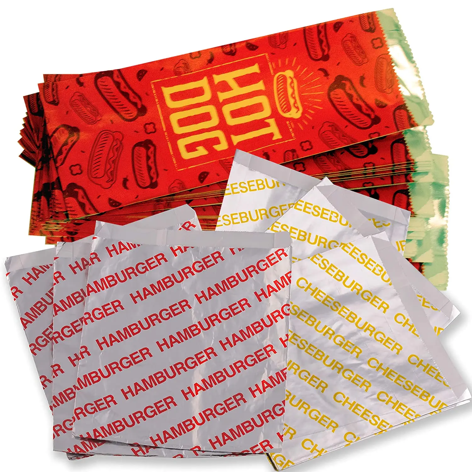 Custom Printed Special Irregular Shaped Bag Greaseproof Hot Fast Food Paper Packaging