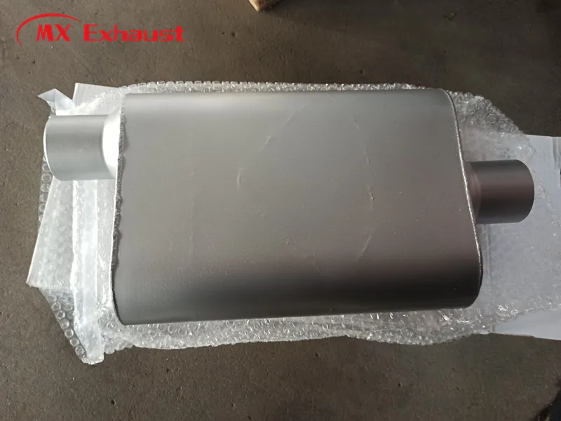 Universal Oval Flowmaster Performance Silencers Chambered Aluminized Steel AISI 409 Exhaust Muffler for Exhaust System