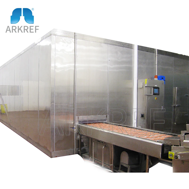 Karkref iqf туннельная морозильная машина | Туннельная морозильная камера с низкой температурой для вареников