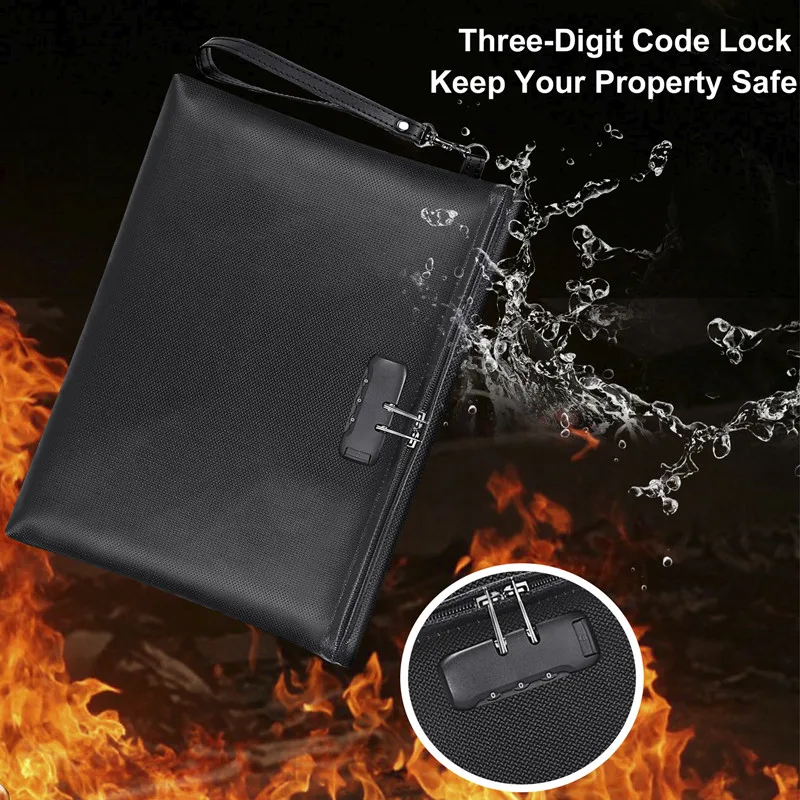 YIHUAXING A4 Expanding File Folder Organ Folder School Office Use Fireproof Waterproof Document Bags Index Divider