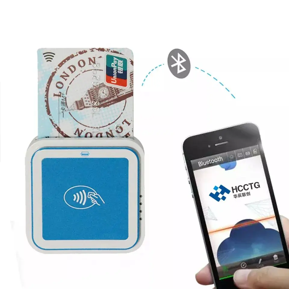 Bluetooth USB Universal Wireless Smallest Magnetic Stripe 3 in 1 Smart Card Reader I9