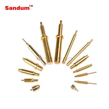 Smt Gold Spring Pin Smt Spring Loaded Terminal Gold Plated Pogo Pins For Electrical ...