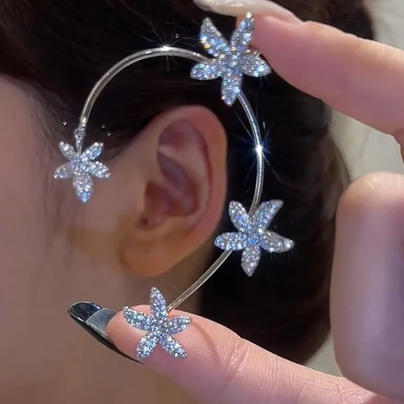 Butterfly Ear Cuff no piercing fake earrings • Butterfly non piercing –  Luna Jewelry