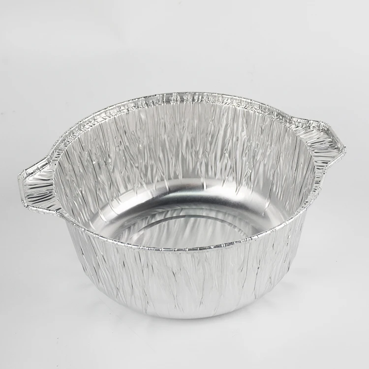 Round Aluminum Foil Pans, Tinfoil Bowl Foil Bowl, Freezer And Oven