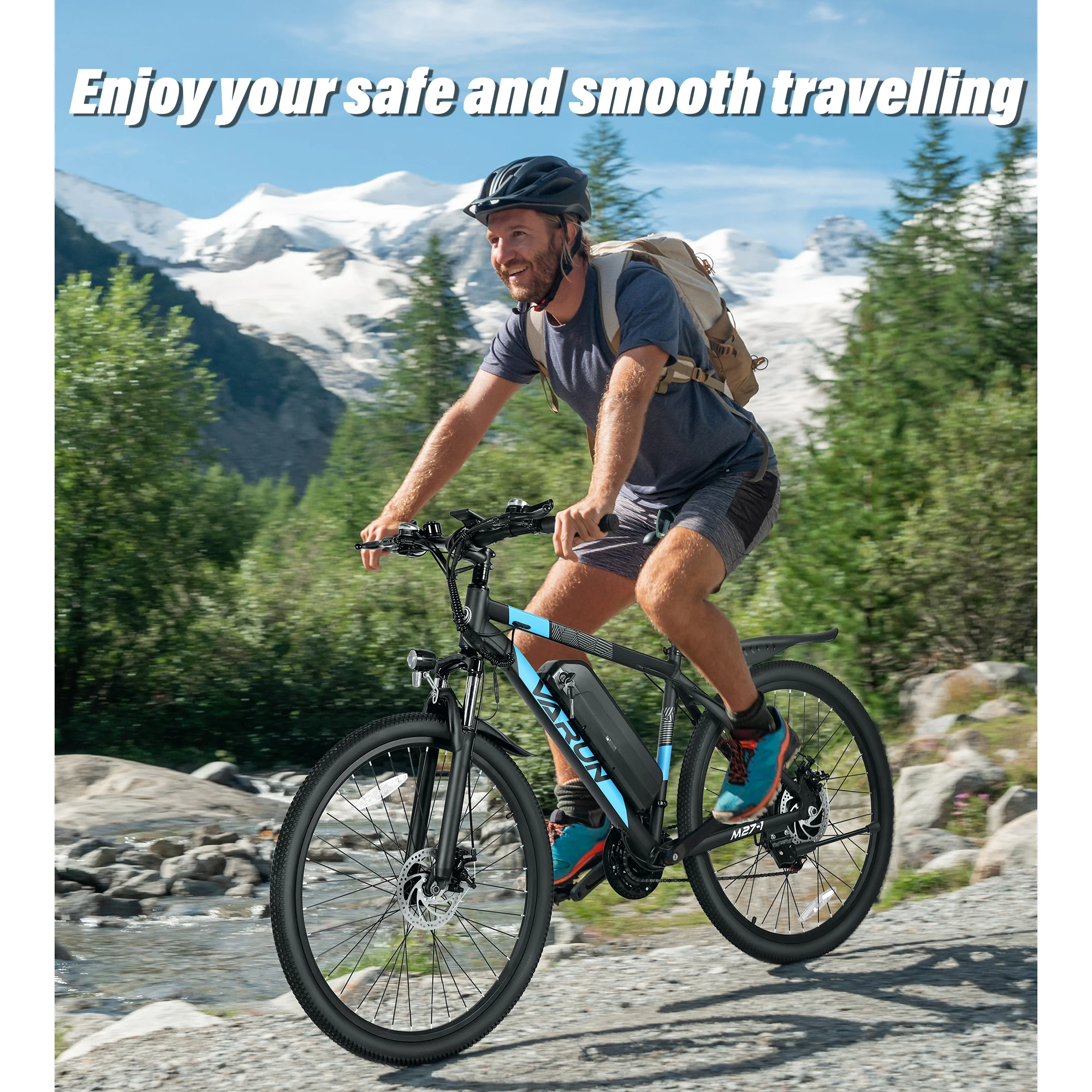 27.5 Inch 250W Electric Mountain Bike 48V 13AH Long Rang Ebike With Free Shipping for Adults