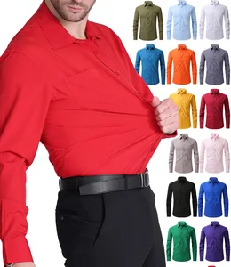 Business Large-sized Shirts Men's commuter Simple and Casual Shirts Men's Professional Shirts Work Clothes