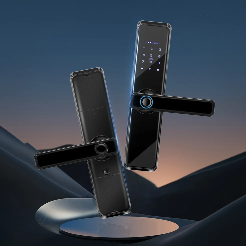 SUOBOOT  2024  Smart Lock with  WIFI Tuya Ttlock APP Control  Plate Recognition   Wechat Mini Program