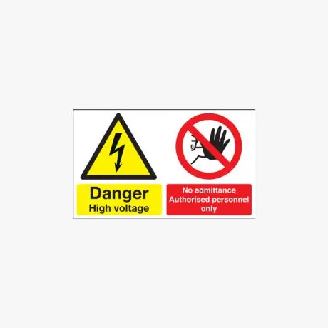 Electrical Safety Signs and Symbol High Voltage Hazard Danger Metal Signs