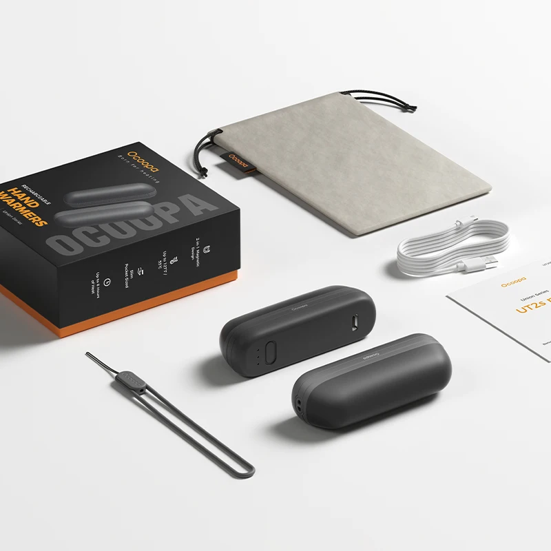 The Latest Style Free Samples Four-speed Intelligent Rechargeable Hand Warmer Two Pack Magnetic Hand Warmer Power Bank