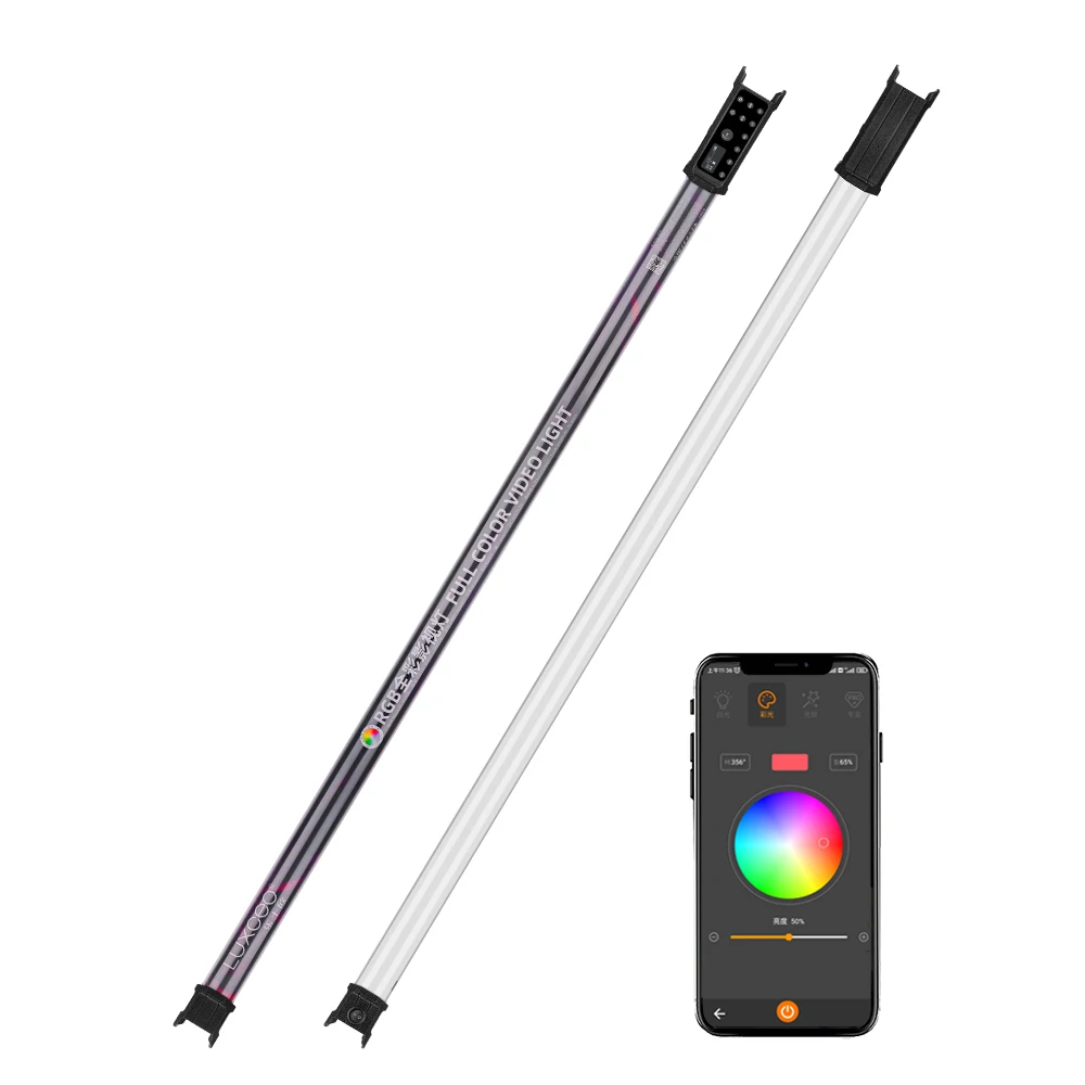 LUXCEO P120S 30W LED Tube Light with DMX Control for Film Making