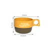 yellow small outdoor cup