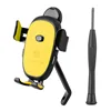 Yellow rearview mirror