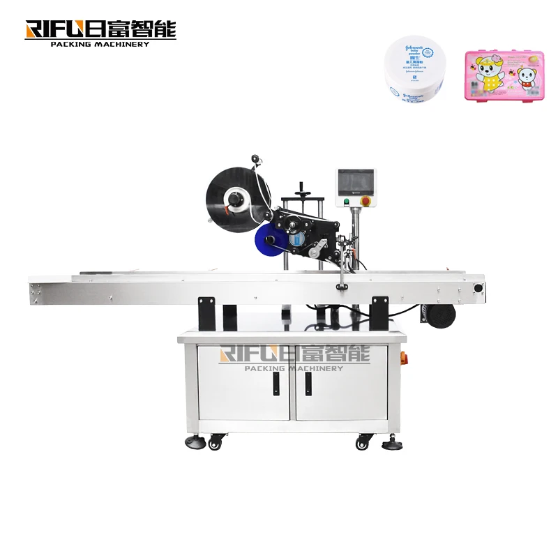 Portable Flat Labeling Machine Box Card Paper Stand up Pouch Paging ...