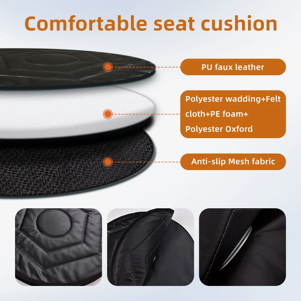 Wholesale Multi-Functional Round Rotating Car Seat Cushion Portable Sw - product detail 4