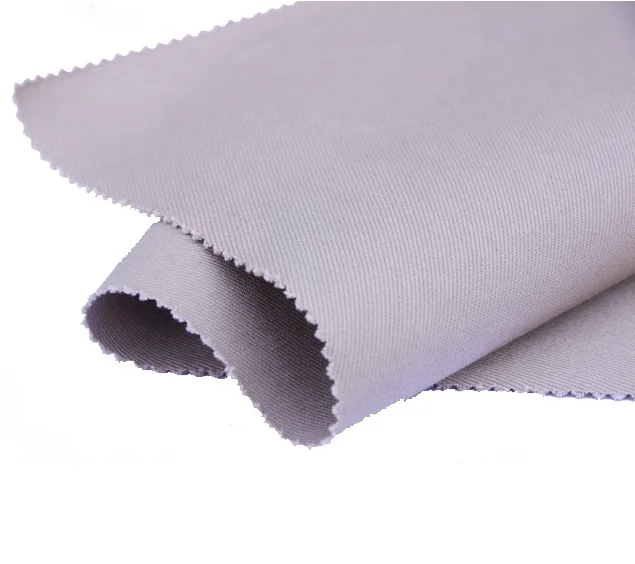 Aramid Blending Fabric 60/36/2/2 Meta aramid/Viscose /Conductive Fiber/Spandex Blended Woven Fabric Ripstop for PPE