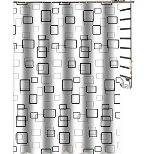 Hot Print Design Popular Factory Direct Sale Custom OEM High Quality Bath Shower Curtain
