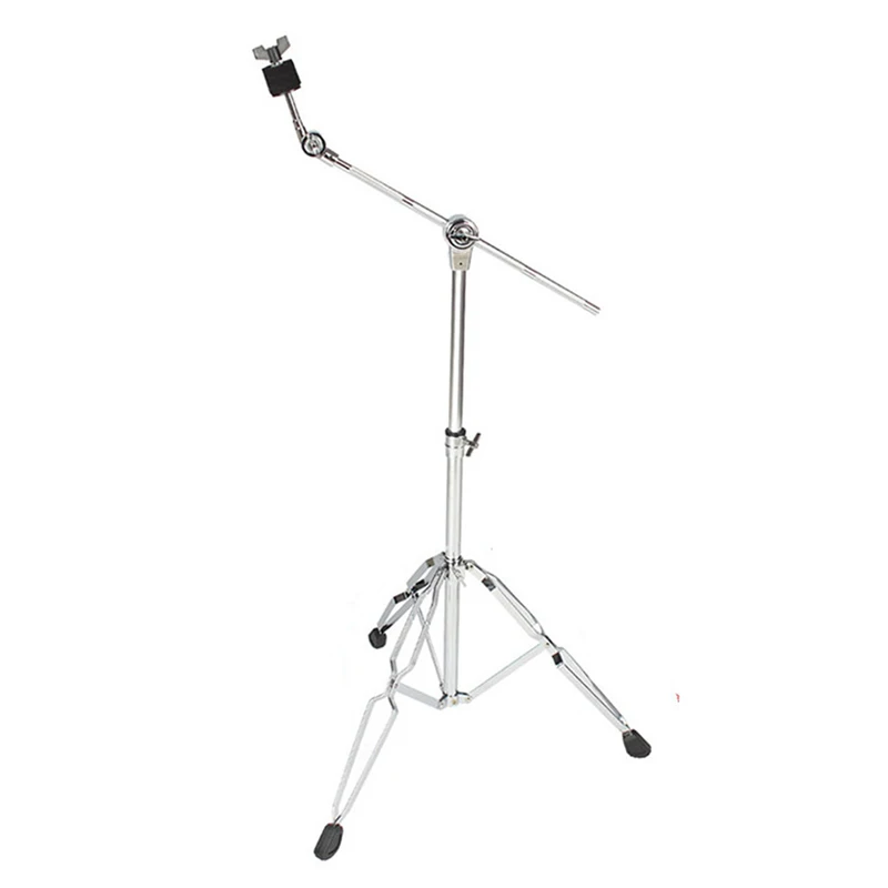 Регулируемая Подставка для тарелок с Прямой стрелой двойными скребками угол высоты набор барабана аксессуар резиновыми ножками