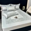 Fitted Sheet - Lin Yingshi - Misty Green