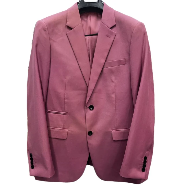 2024 OEM ODM Customization Solid Men's suits TR custom Men business 2 Piece Set suits blazer Men's dress suits