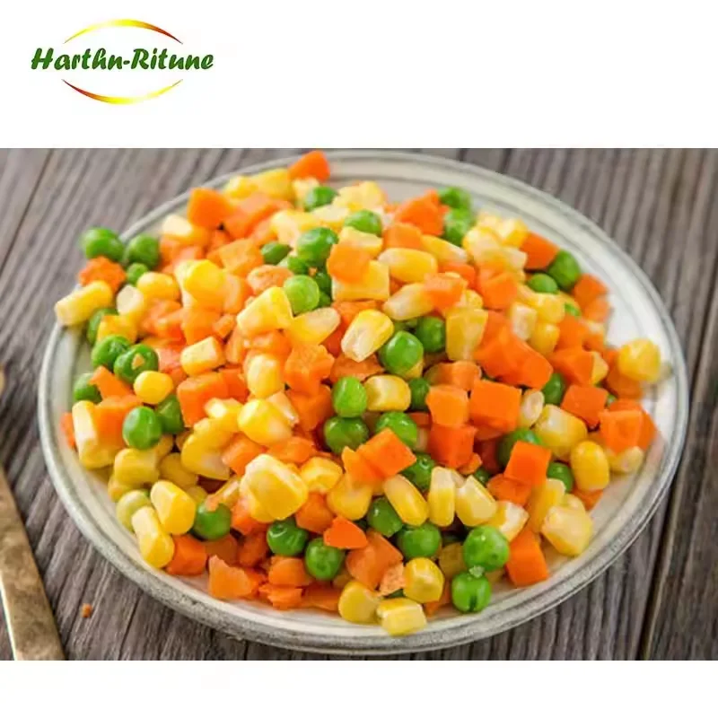 Good Price IQF Frozen Mixed Vegetables Frozen Peas Carrot Dices Sweet Corn Halal