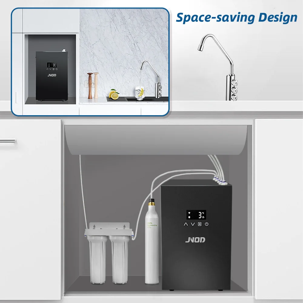 JNOD Kitchen under Sink Sparkling Filter Soda Water Dispenser