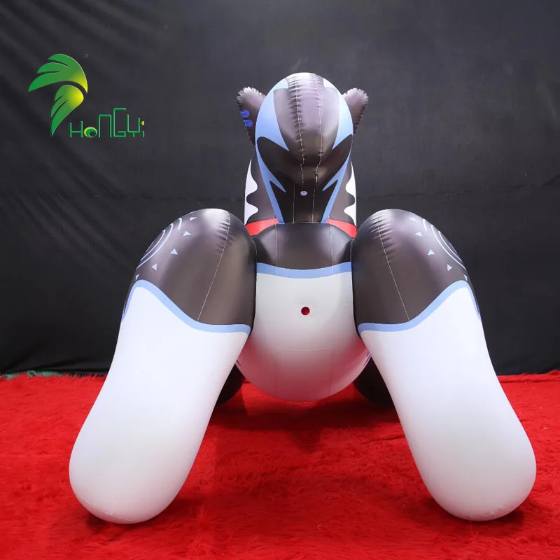New Design OEM Wolf Custom Inflatable Black and Blue Husky Dog ...