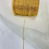 Imitación de oro - ancho de cadena de aproximadamente 2 mm