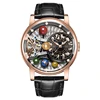 Rose gold-black-black