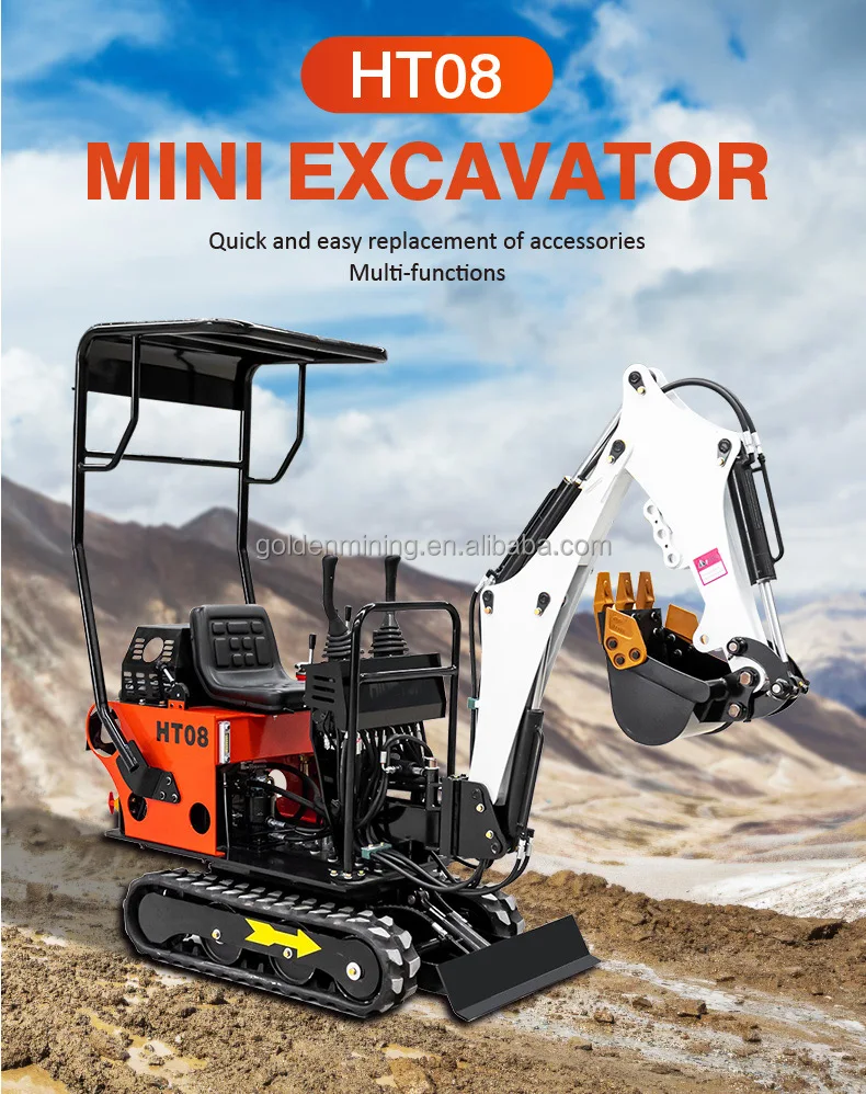 Hightop 0.8ton Mini Excavator For Sale - Buy Mini Excavator For Sale ...