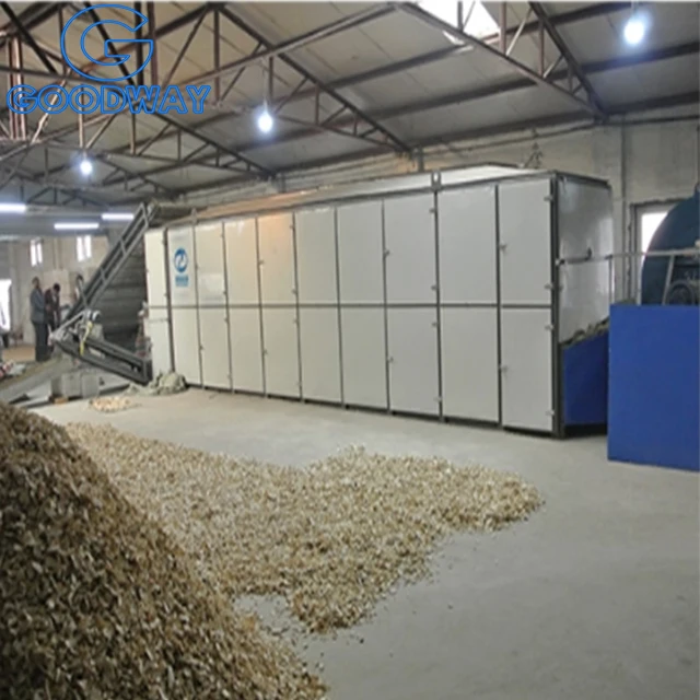 Dried Cassava Chips Making Machine Cassava Chips Drying Machine Production Line