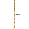 Flat wire double buckle 4mm