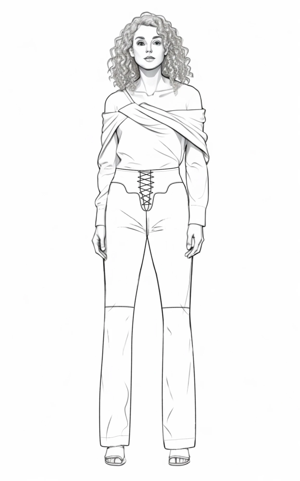 Custom Wholesale Factory Direct Sales Women's New Casual Fashion Sexy Tight Lace-up Micro-flared Jeans