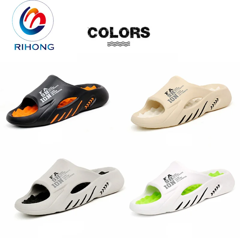 Cheap Wholesale Summer Waterproof  Eva Thickness Flat Sole House Fancy Chappal for Man