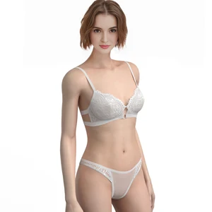 ODM OEM RTS Women Lingerie Lace Bra & Brief Set Women Underwear Underwire Bra Set