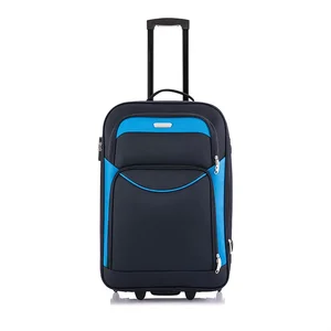 Wholesale  Retractable Trolley Luggage Set Soft EVA Fabric 600D Nylon Luggage Sets Eva Soft Suitcase