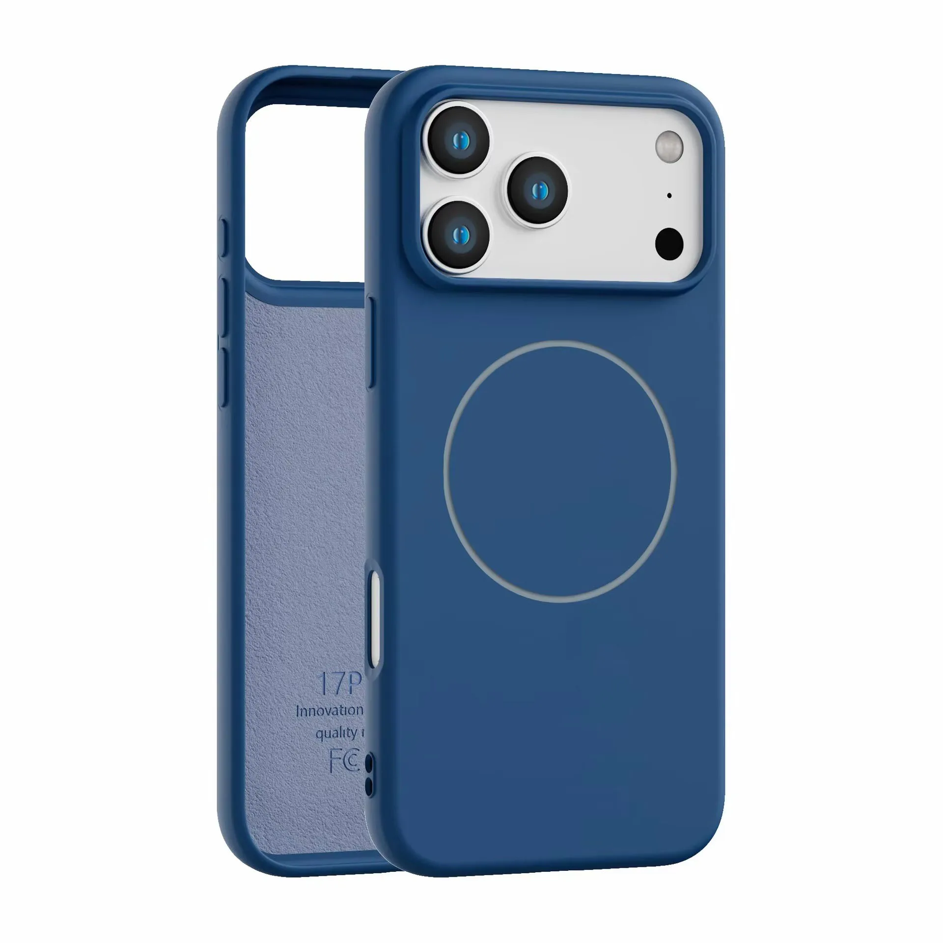 product laudtec soft tpu silicone phone case for iphone 17 air pro max pure colour frosted shell magnetic wireless charging sjk1084-3