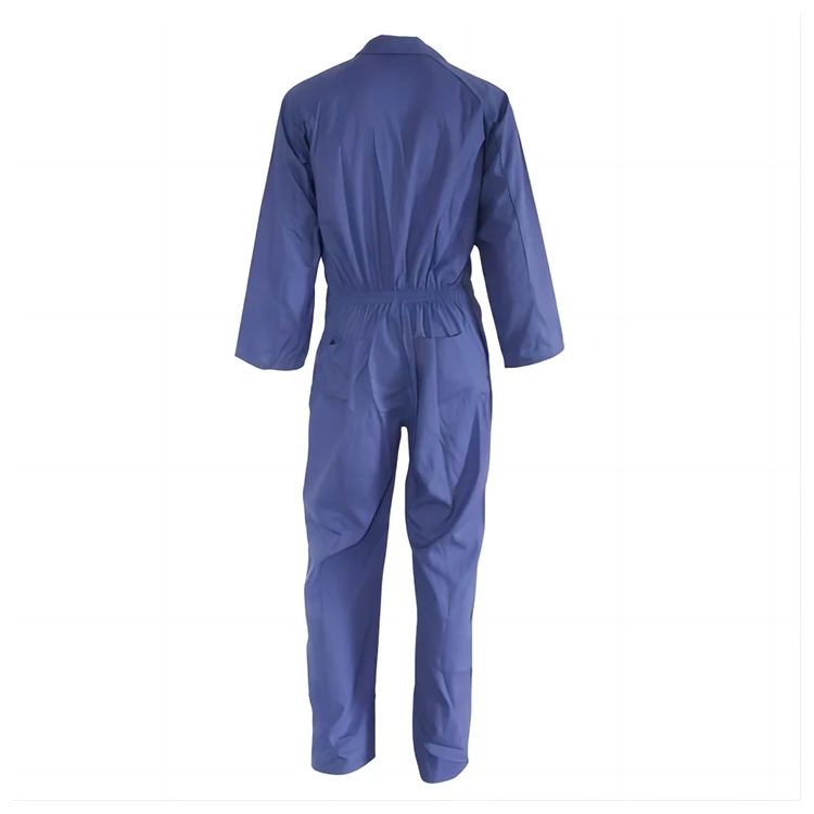 Custom bule 65 polyester 35 cotton technician uniform workwear coverall for men workwear