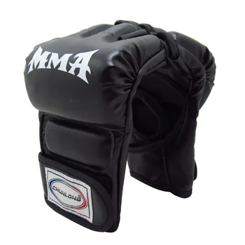 MMA Gloves for Men & Women, Martial Arts Bag Gloves, Kickboxing Gloves with Open Palms, Boxing Gloves for Punching Bag
