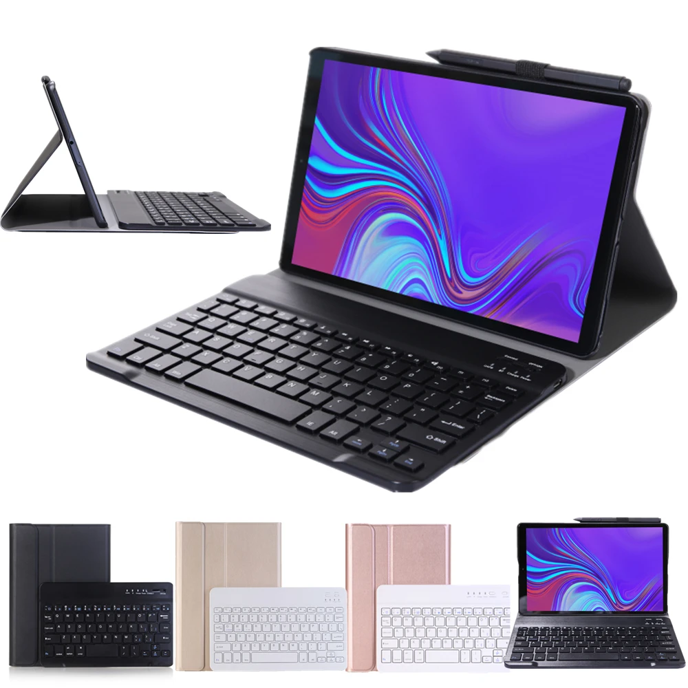 Amerika sleuf Aktentas For Samsung Galaxy Tab A 10.1 2019 Sm-t510 T515 Keyboard Case Slim Pu  Leather Flip Magnetic Stand Cover Wireless Keyboard Case - Buy Keyboard  Case,For Samsung Galaxy Tab A 10.1,Sm-t510 T515 Product